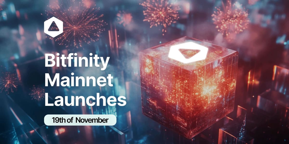 Bitfinity Mainnet Launches!!