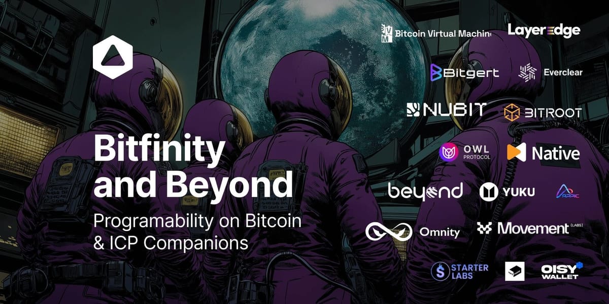 Bitfinity and Beyond: Programability on Bitcoin & ICP Companions