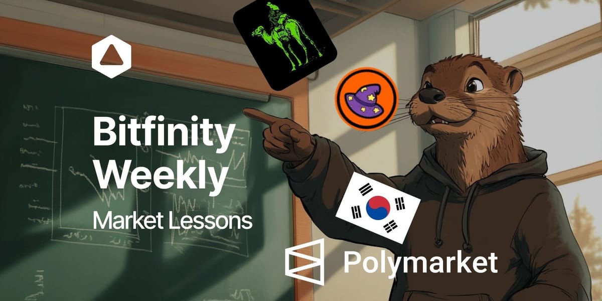 Bitfinity Weekly: Market Lessons