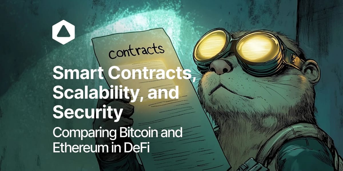 Smart Contracts, Scalability, and Security: Comparing Bitcoin and Ethereum in DeFi