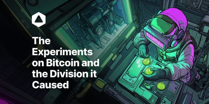 The Experiments on Bitcoin and the Division it Caused